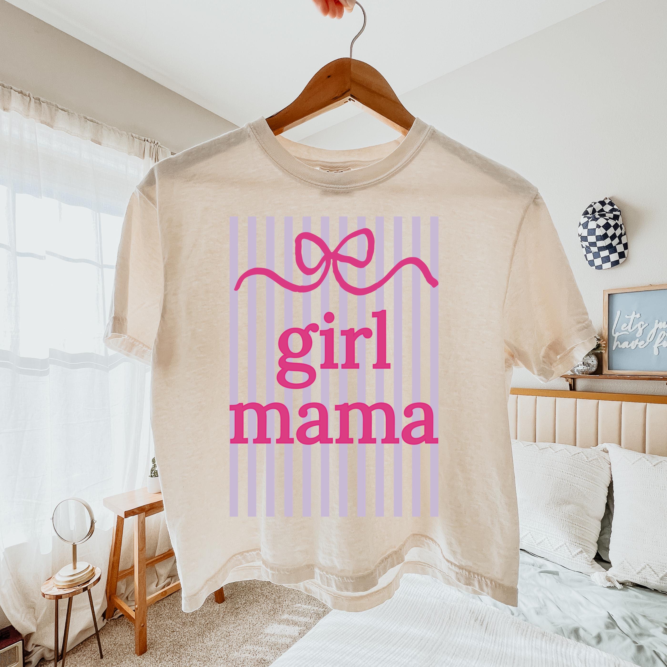 Coquette Girl Mama Preppy Striped T Shirt dark Grey xl sweatshirt