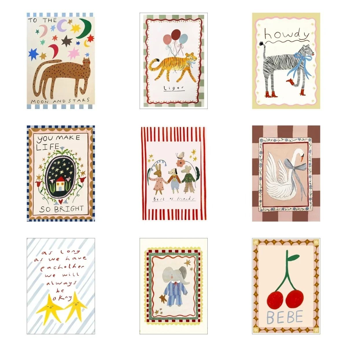 Simple Nordic Newborn Art Poster Minimalist Photography Backdrop Children's Room Canvas Wall Decor style 1 16x24 In