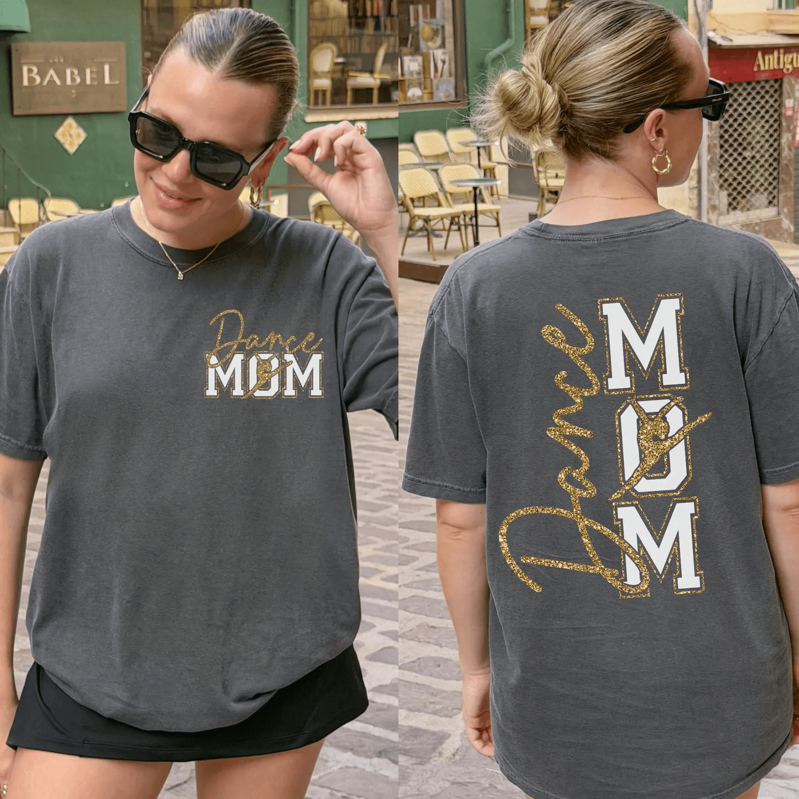 Comfort Colors Leopard Dance Mom Shirt Trendy Ballet Mom Gift Tee yellow s t Shirt