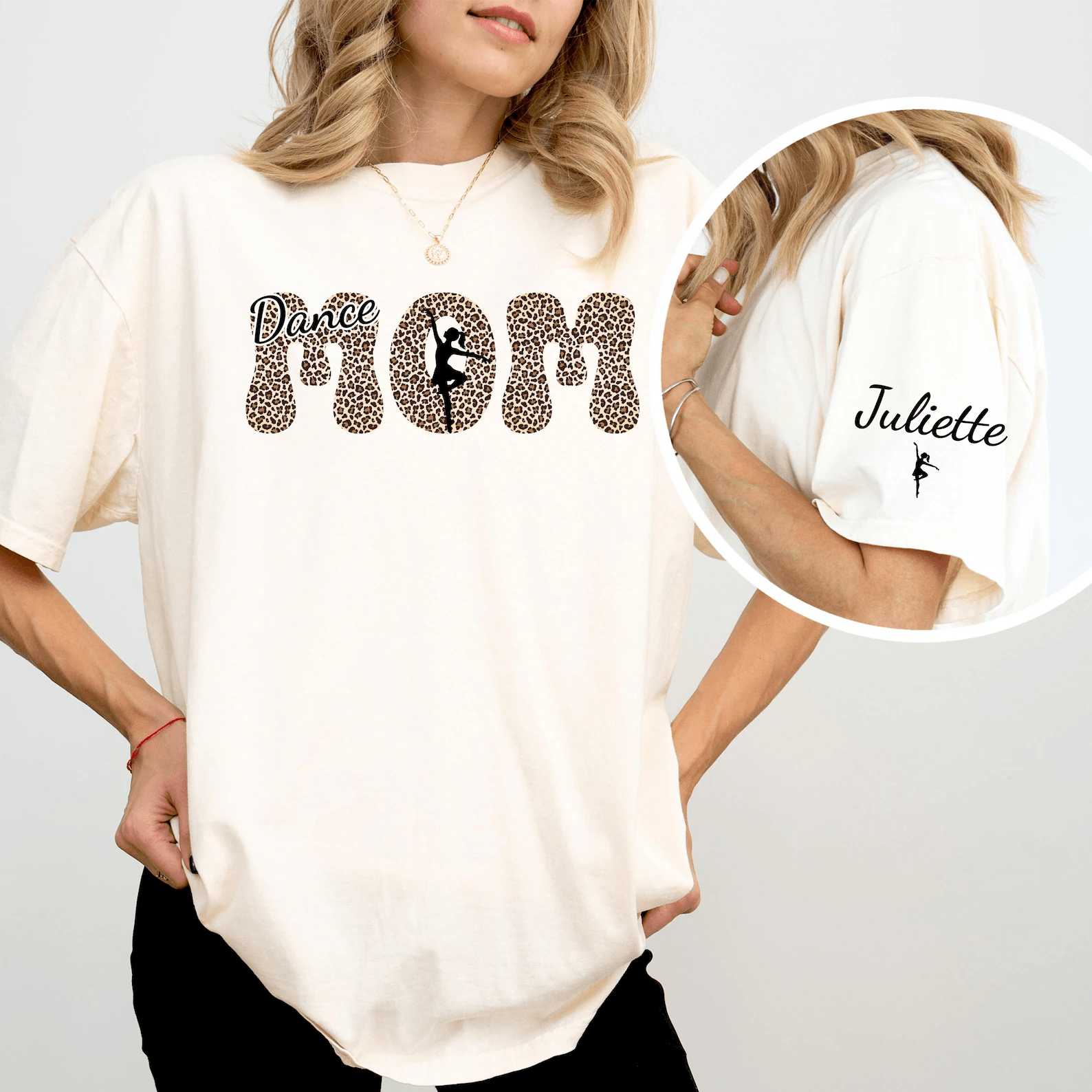 Custom Leopard Dance Mom Shirt With Name Personalized Ballet Mom Gift Tee maroon l sweatshirt