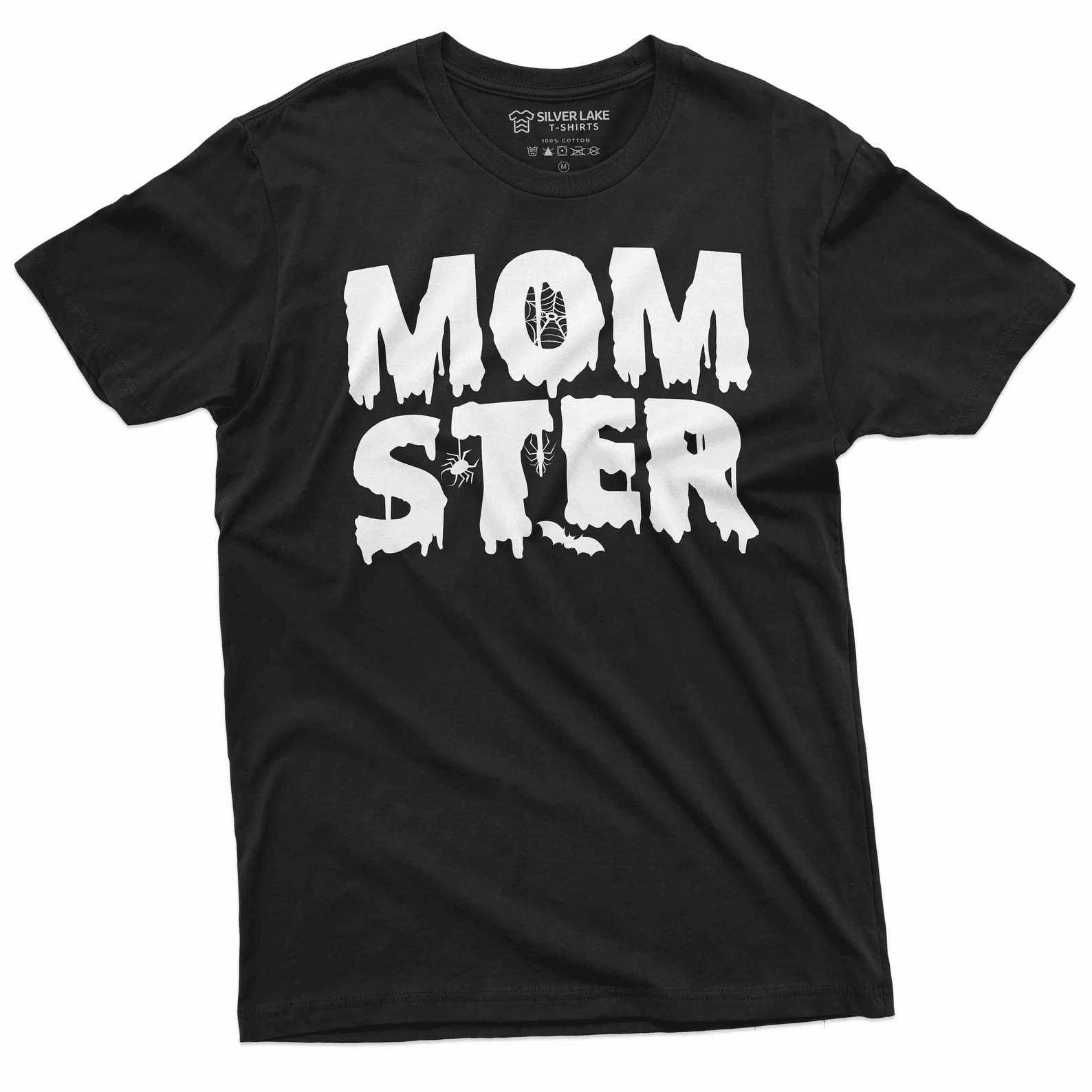 Momster Halloween Shirt Funny Mom Halloween Graphic Tee Cute Spooky Gift For Moms black l sweatshirt