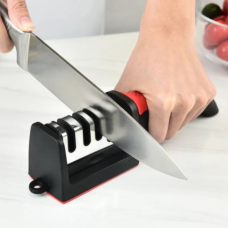 Kitchen Knife Sharpener Multi Stage Manual Knife Sharpening Tool For Home Use Kitchen Knife Sharpener Multi Stage Manual Knife Sharpening Tool For Home Use