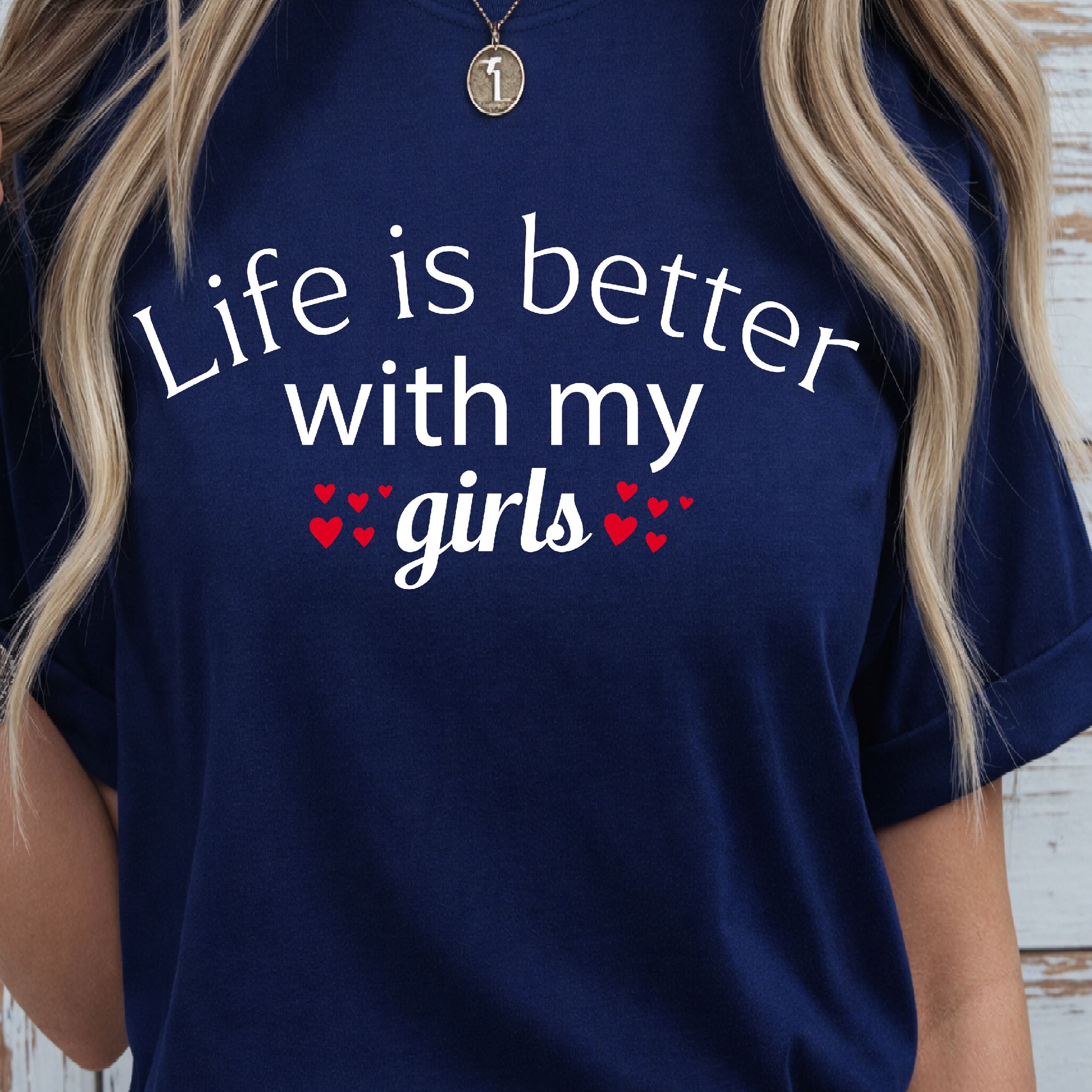 Life Is Better With My Girls Shirt, Best Friends T Shirt, Girls Day Shirt white 2xl sweatshirt