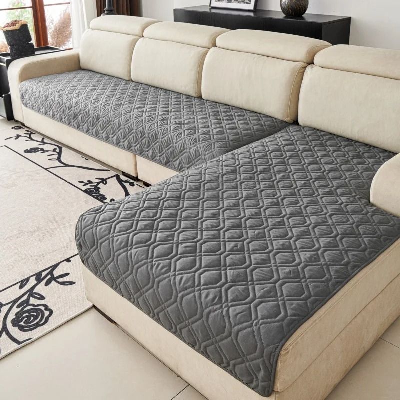 Waterproof Pet Sofa Cover Washable Couch Protector For Dogs Cats light Gray 90x180 Cm