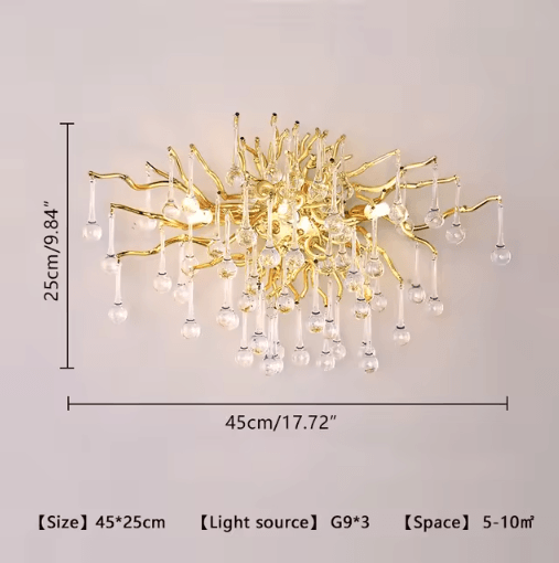 Nordic Gold K9 Crystal Chandelier Modern Luxury LED Ceiling Light 40cm silver Body cold White