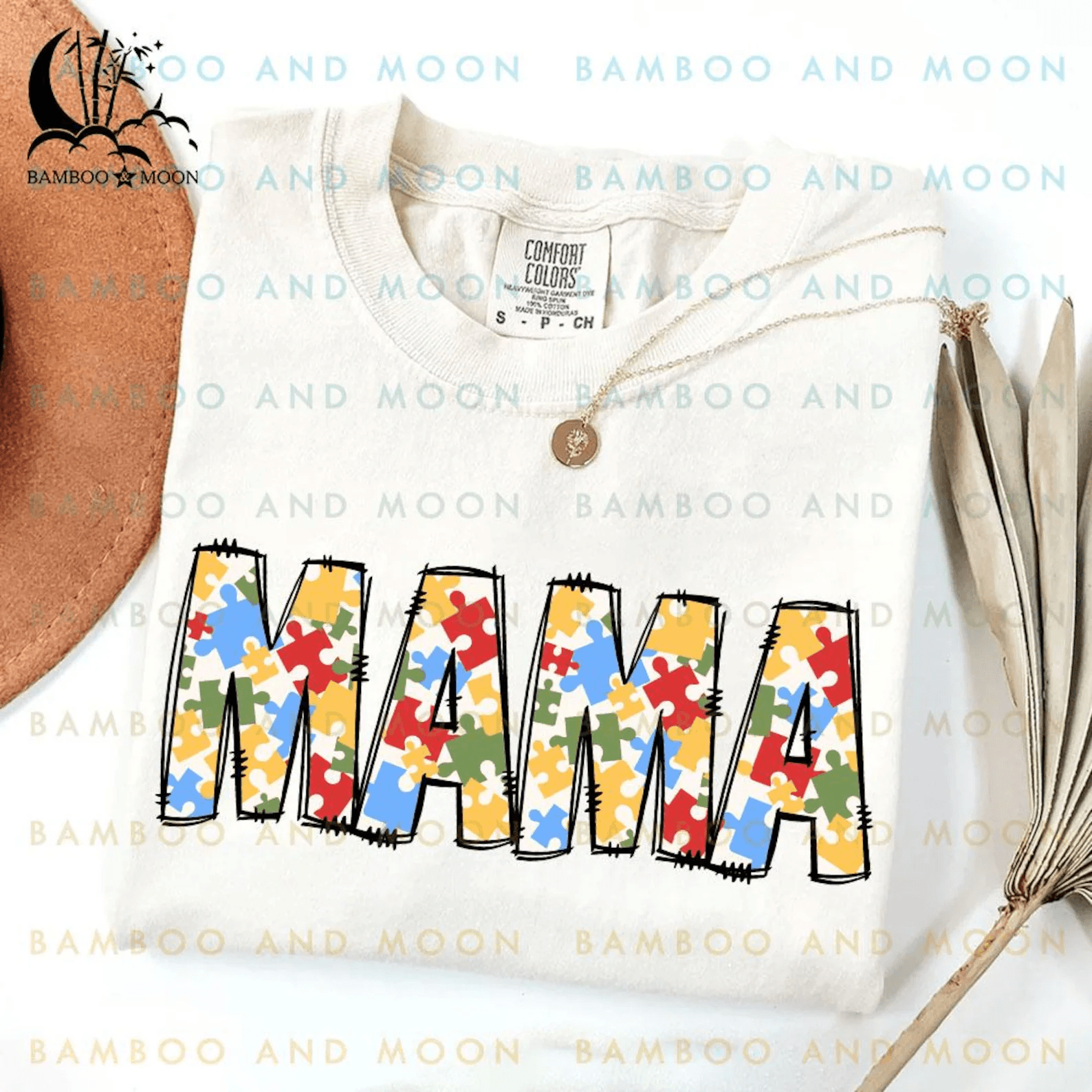 Personalized Autism Mama Puzzle Shirt Custom Comfort Colors Autism Awareness Tee white l t Shirt