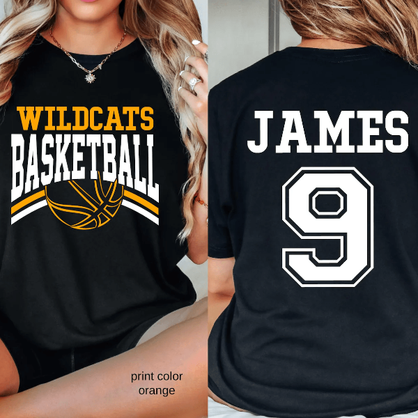 Custom Basketball Name & Number Shirt dark Grey xl t Shirt