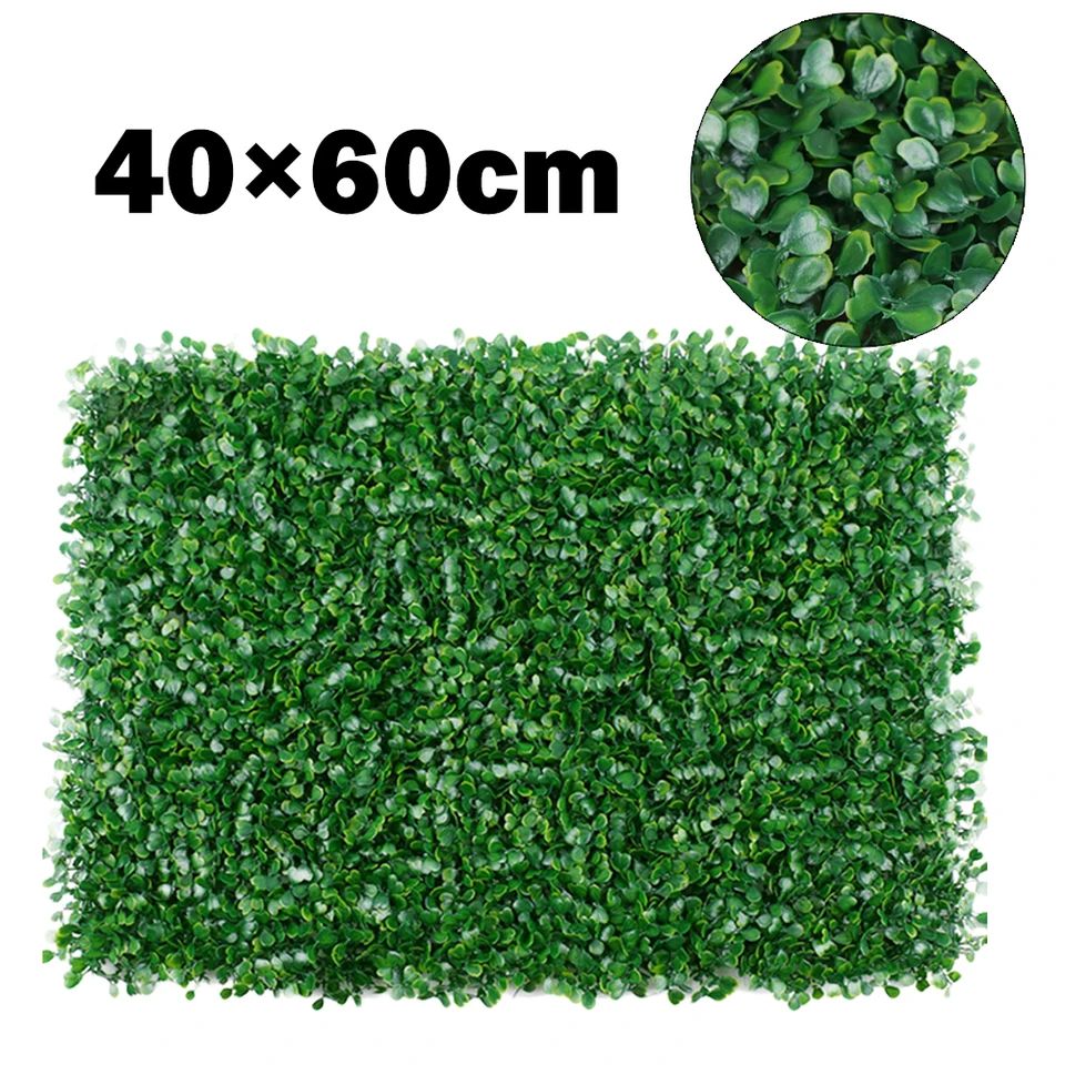 Artificial Green Wall Panels Realistic Foliage Hedge Mat For Garden & Home Decor Artificial Green Wall Panels Realistic Foliage Hedge Mat For Garden & Home Decor