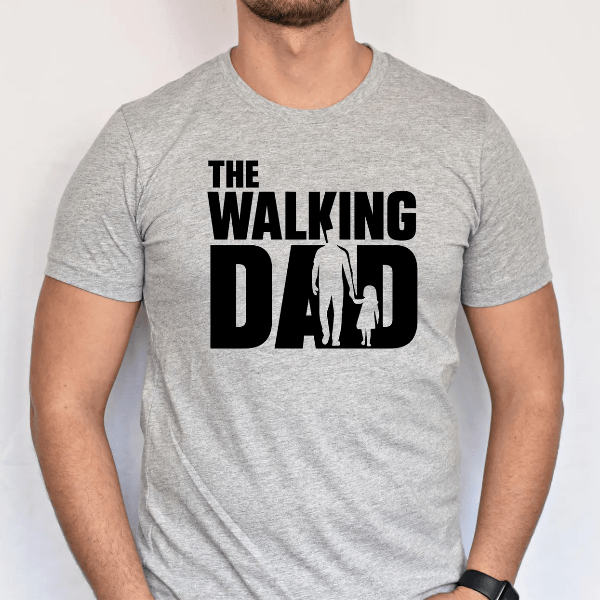 Walking Dad Shirt Funny Fathers Day Gift Matching Dad Daughter Tee mustard s t Shirt