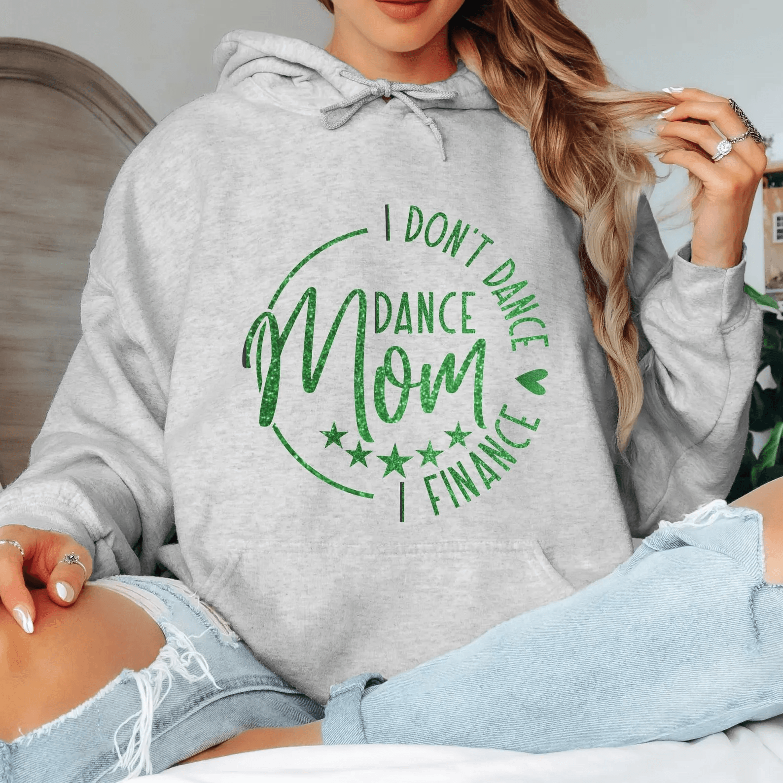 Custom Dance Mom Shirt Personalized Hoodie Sweatshirt Dance Mom Gift grey xl sweatshirt