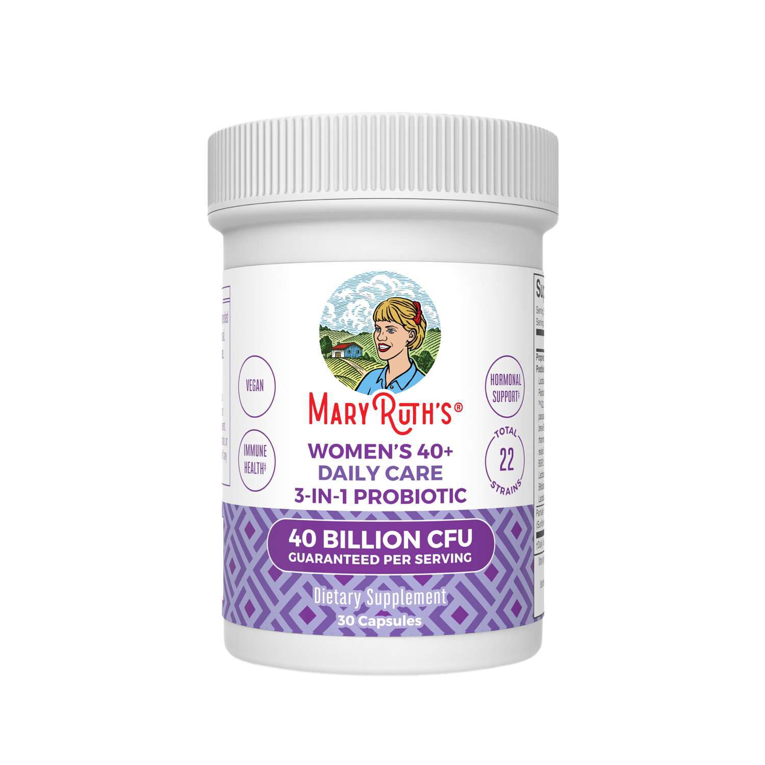 3-In-1 Daily Women's 40+ Health Healthy - 30 Capsules (30 Servings)