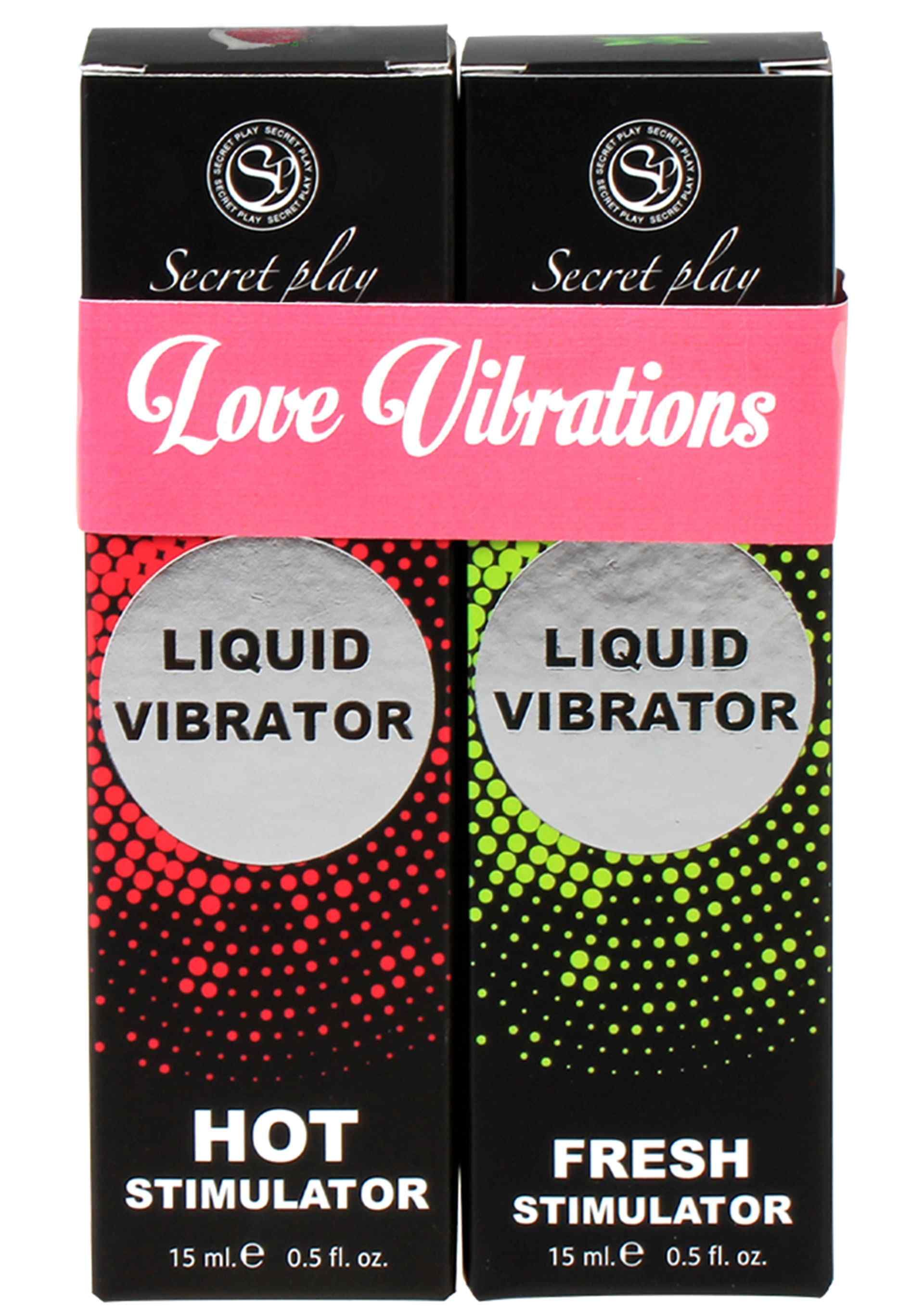 Vibratore liquido secretplay - pacchetto vibrazioni d