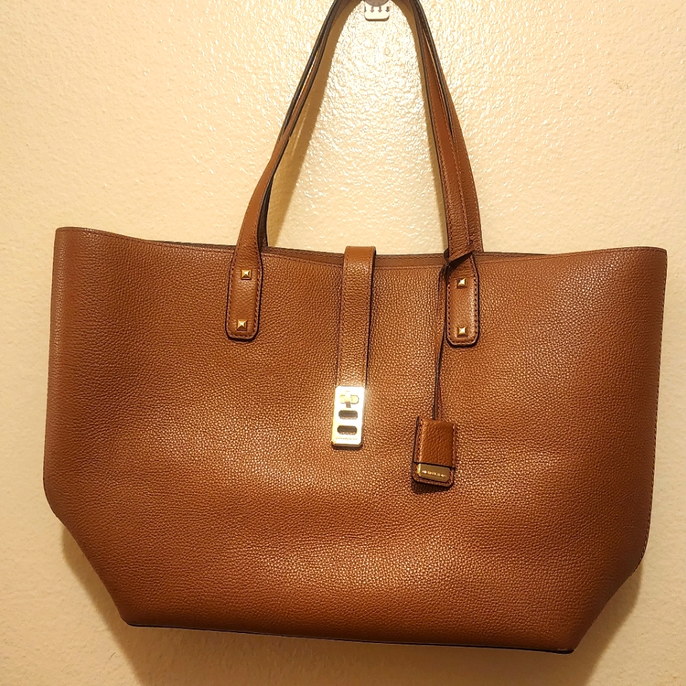 Michael Kors Bags | Brown Mk Medium Tote | Color: Brown | Size: Os