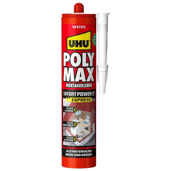 UHU Montagekleber »Poly Max® SOFORT POWER« weiß 440 g Image
