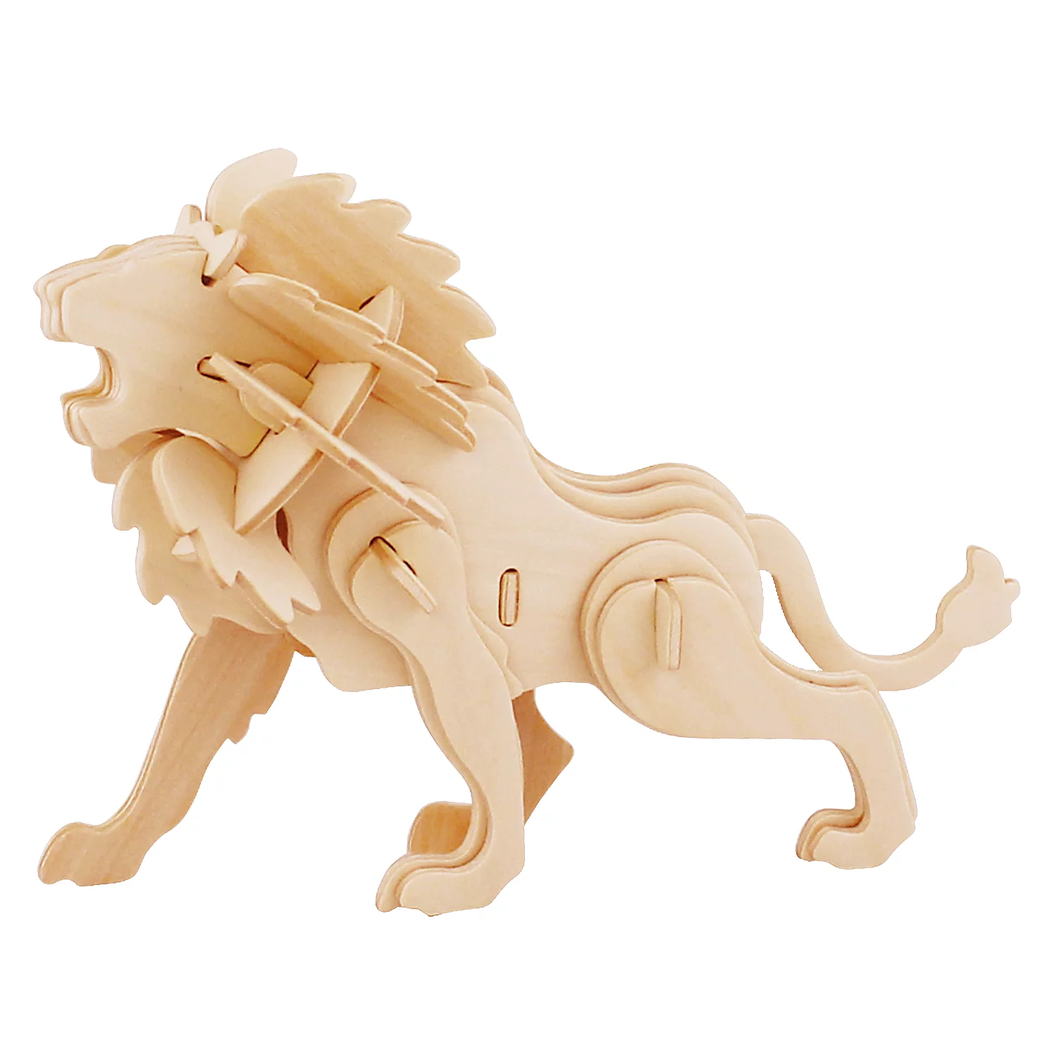 Holzbausatz Löwe, 19,5 x 13 cm