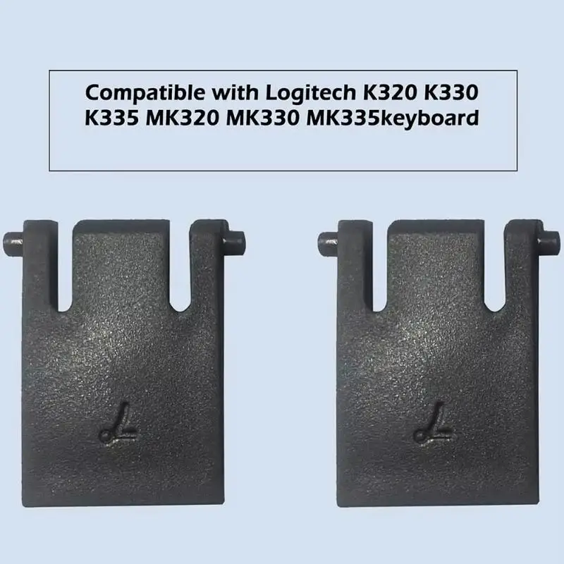 Y-1/2Pcs DIY-Zubehör, universelle Tastaturfüße, geeignet für Logitech Wireless Keyboard MK320 K330 Füßehalter Image