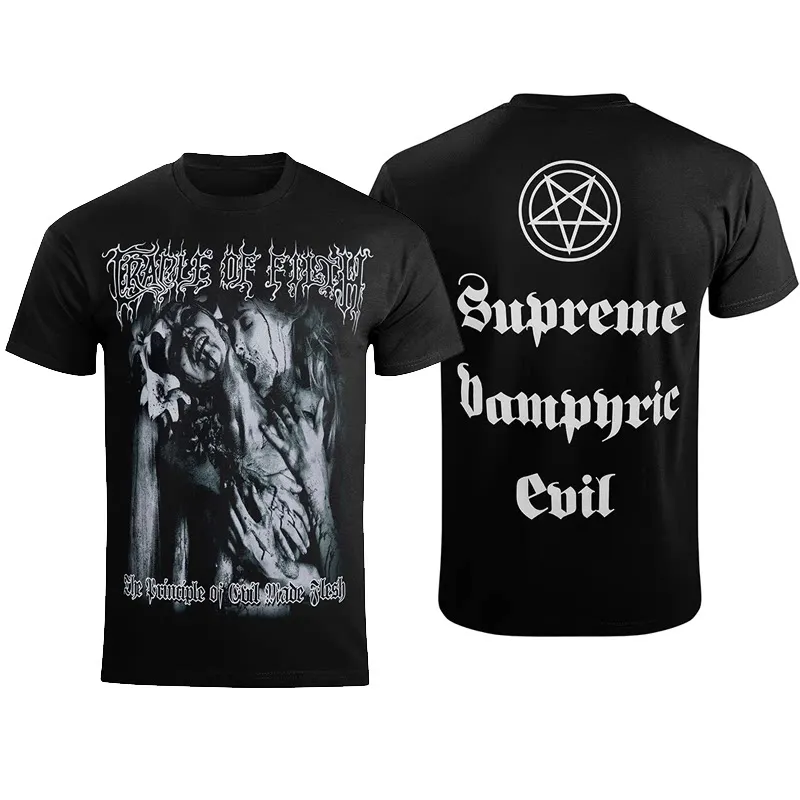 Band: Extreme Gothic Black Metal Rock Dark American Kurzarm-T-Shirt Image