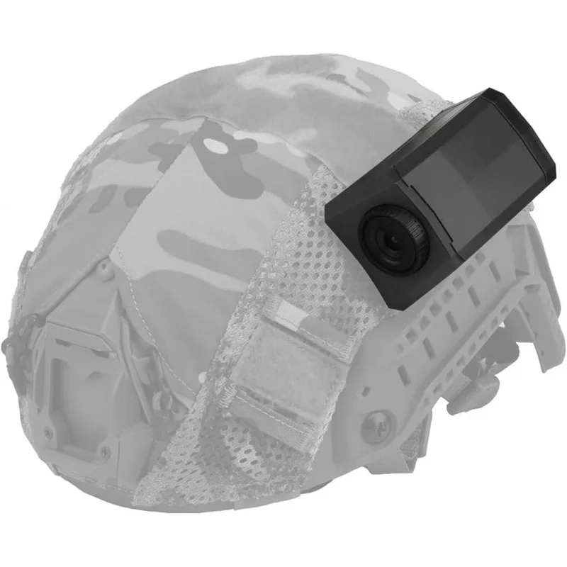 Taktischer Helm-Kamerahalter mit Klettverschluss – Schnelle Helmdekoration, Kamera-Requisiten für CS-Spiele und Schießsport-Ausrüstung Image