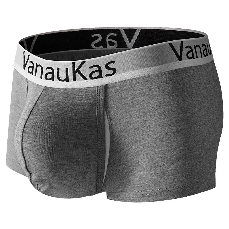 Herren Sile Front Separate Pouch Boxer Dual Pouch Atmungsaktive Unterwäsche Jugend Jungen Post-Celcumcision Recovery Phase Unterhose Image