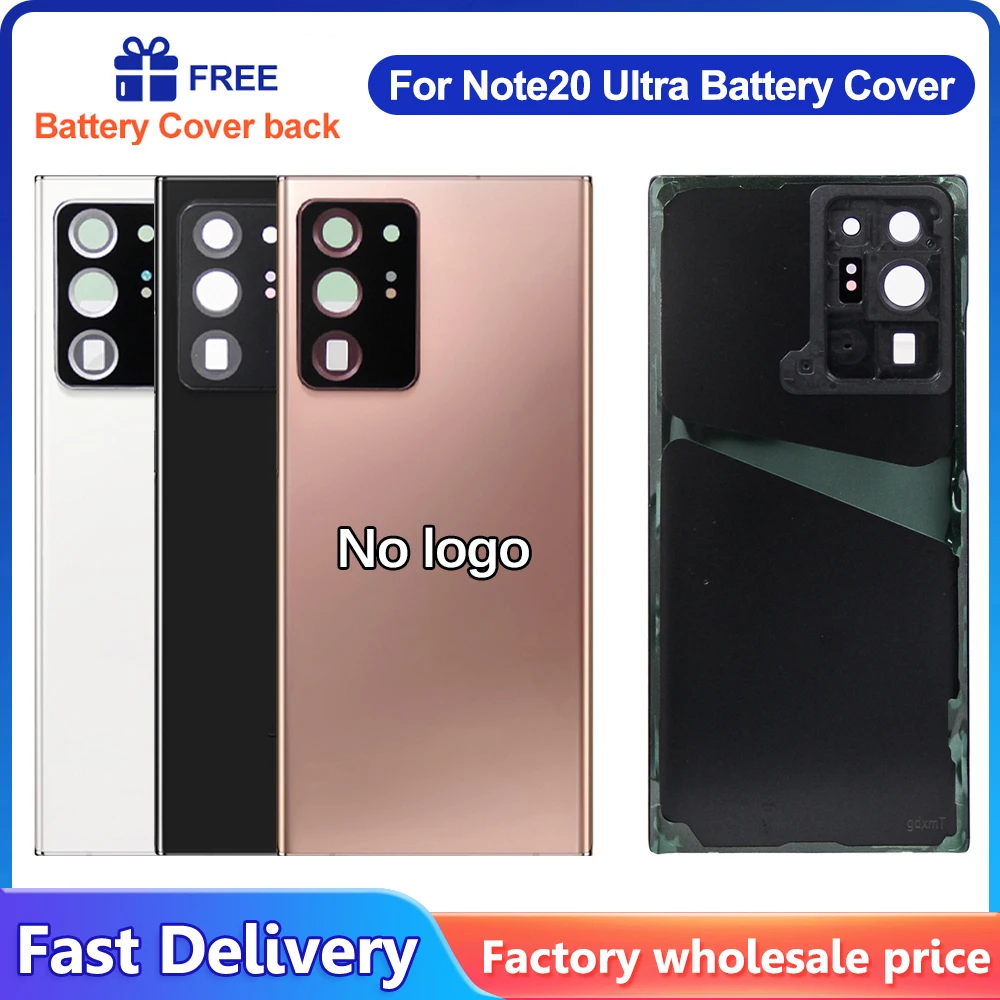 Für Samsung Note 20 Ultra Akku-Rückabdeckung Glaspanel Rückseite Klebstoff Ersatzgehäuse Kompatibel mit Note 20 Ultra Image