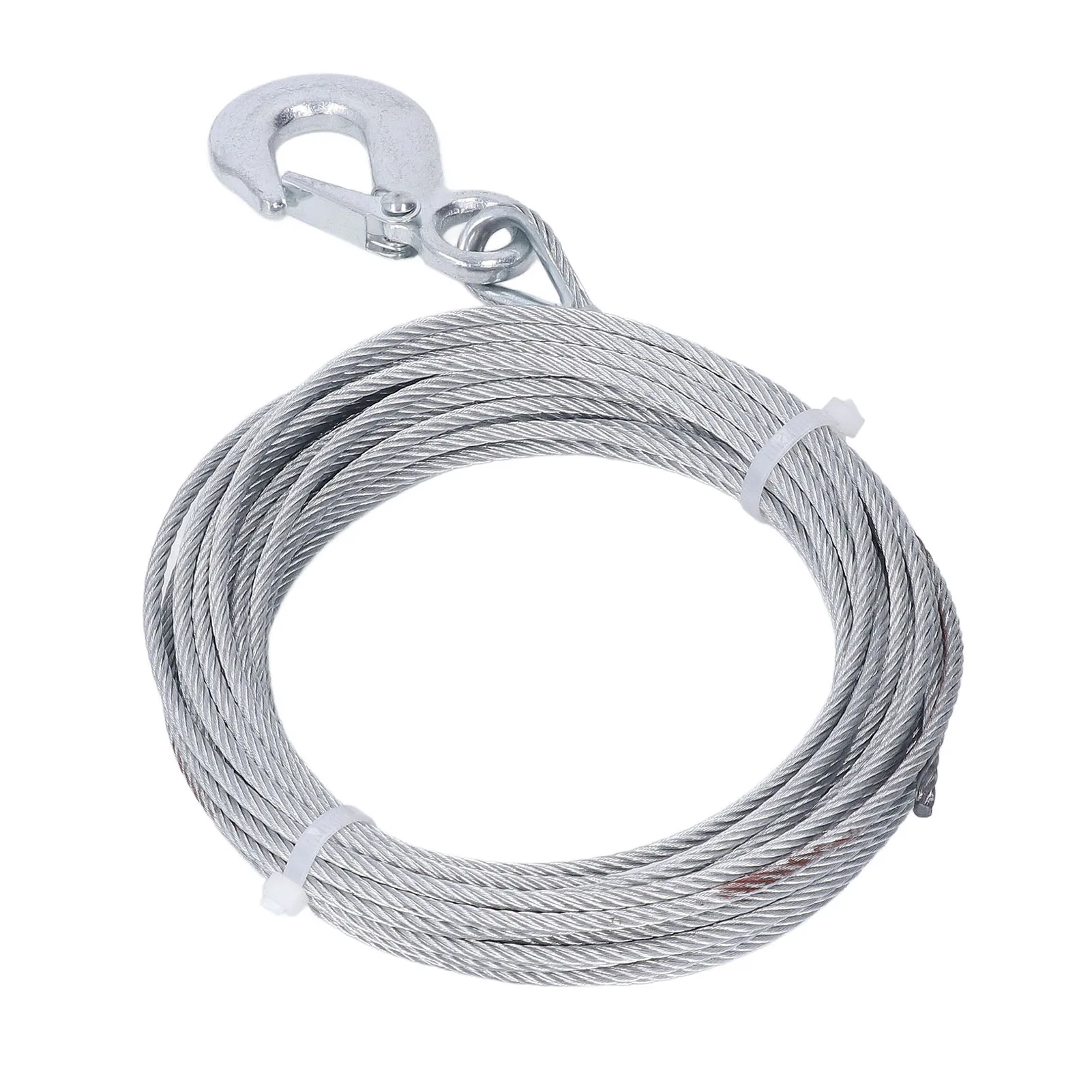 Winde, Edelstahl-Drahtseilwinde, Drahtseil 4 mm × 12 m, Tragfähigkeit 2000 lb, verzinktes Ersatzseil aus Edelstahl