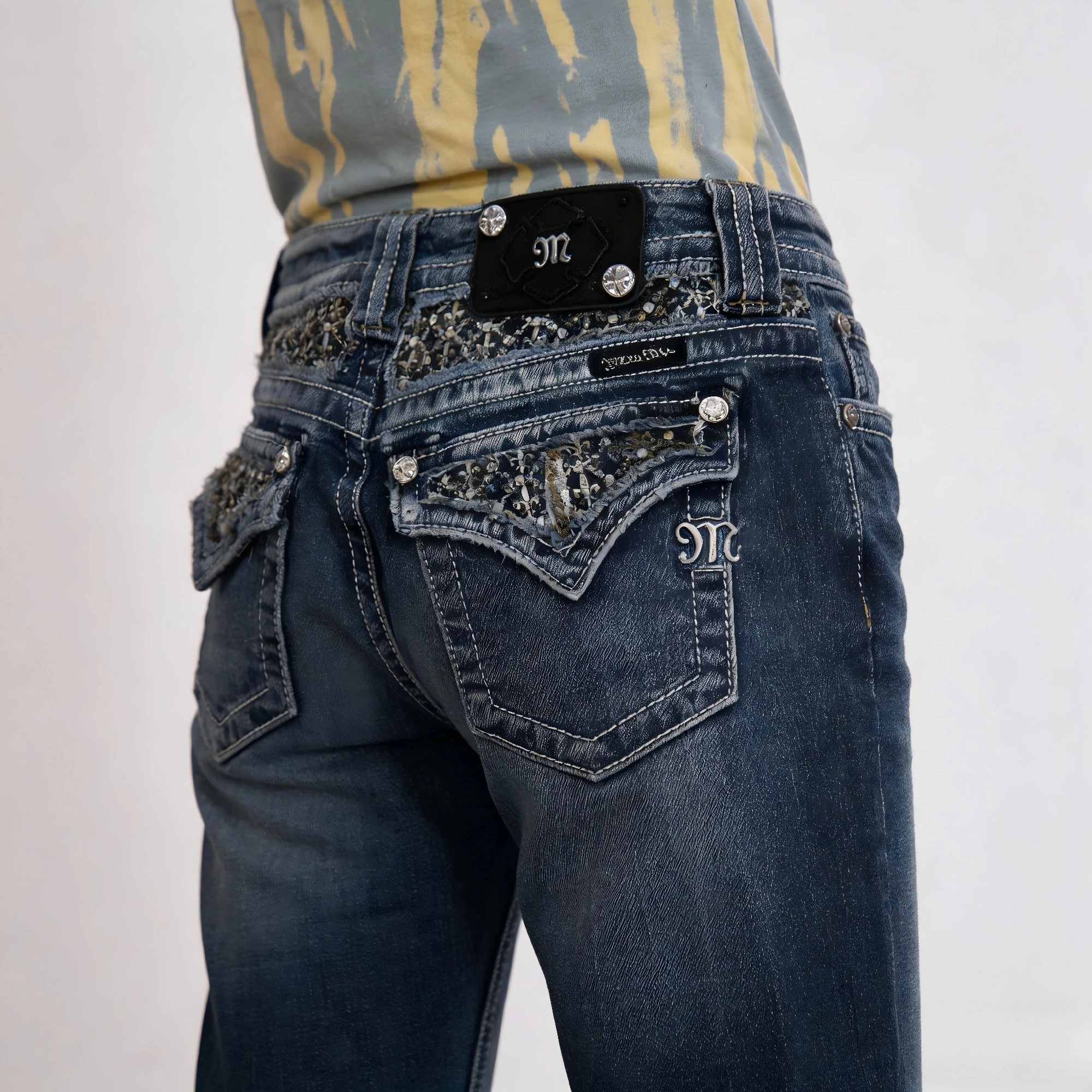Y2K 2000er Jahre Gewaschene Rote Jeans mit Nieten-Gürtel, Lässige Denim-Hose, Gerade Weite Beine, Harajuku Vintage Damenkleidung