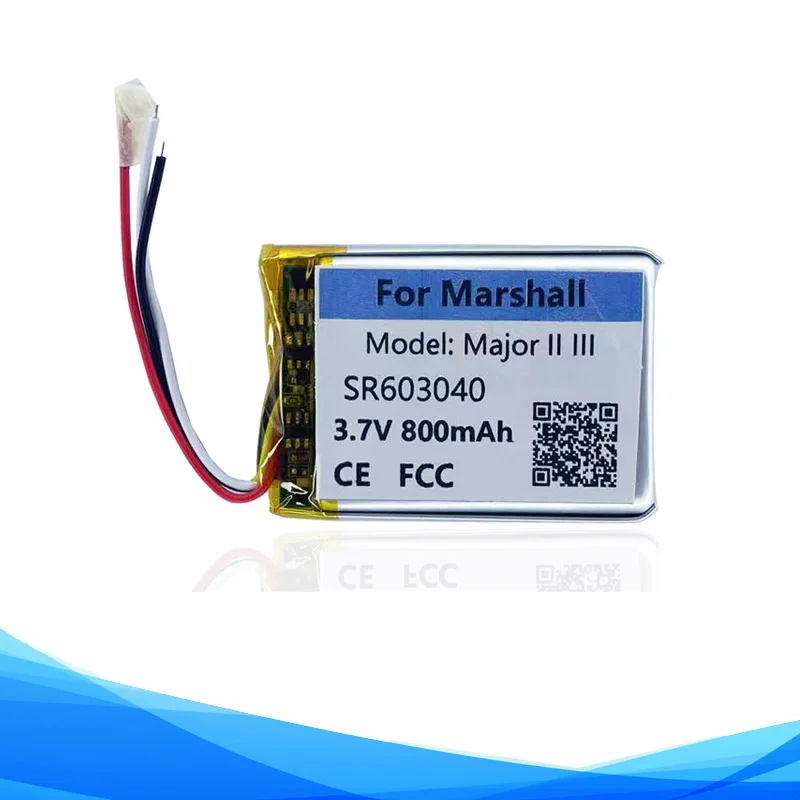 Original ersetzt 800mAh Akku für Marshall Major II III Gen 2 3 Mid Bluetooth Mobil teil Kopfhörer Akk Akku Akku Image