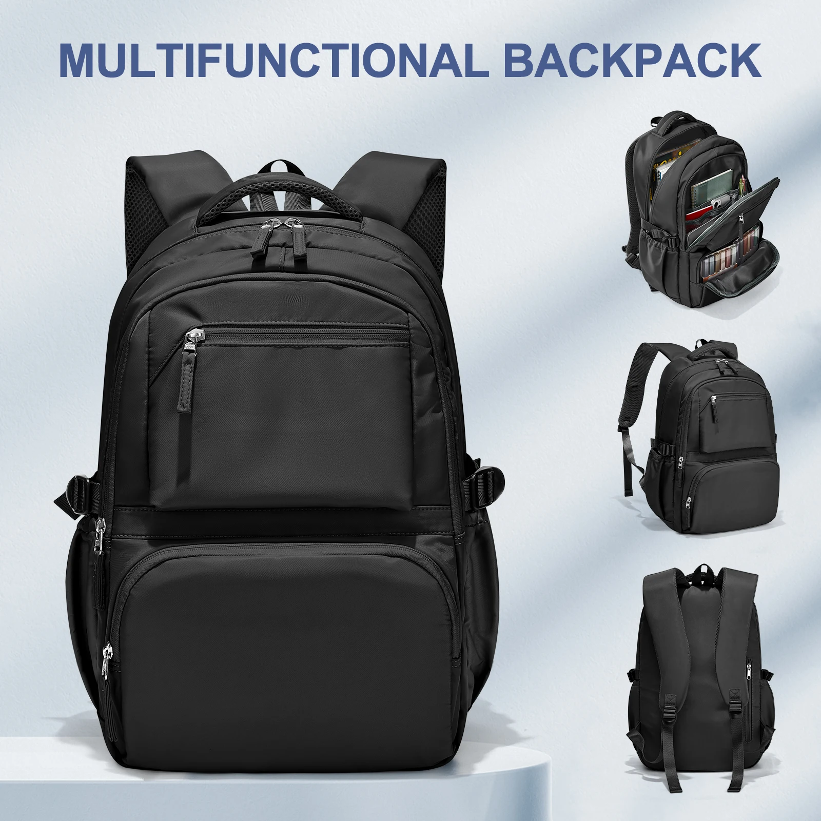 Sac à dos pour jeunes lycée école filles garçons sac à dos souple, sac à dos pour ordinateur portable pour femmes sac à dos d'école femmes hommes sac à dos de voyage