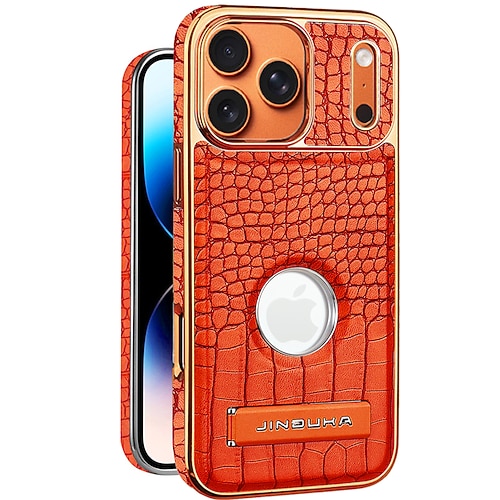 Handy Hülle Handyhüllen Für iPhone 17 Air 17 Pro Max 16 15 14 Pro Max Plus 13 Pro Max Rückseite Mit Ständer Stoßfest TPU ABS PC Image