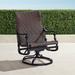 Set of 2 Carlisle Woven Swivel Rocker Lounge Chairs - Onyx Finish with Onyx Wicker - Frontgate