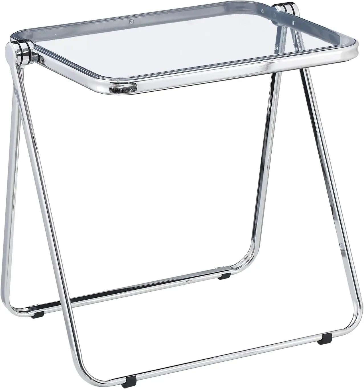 Transparenter Acryl-Klapptisch