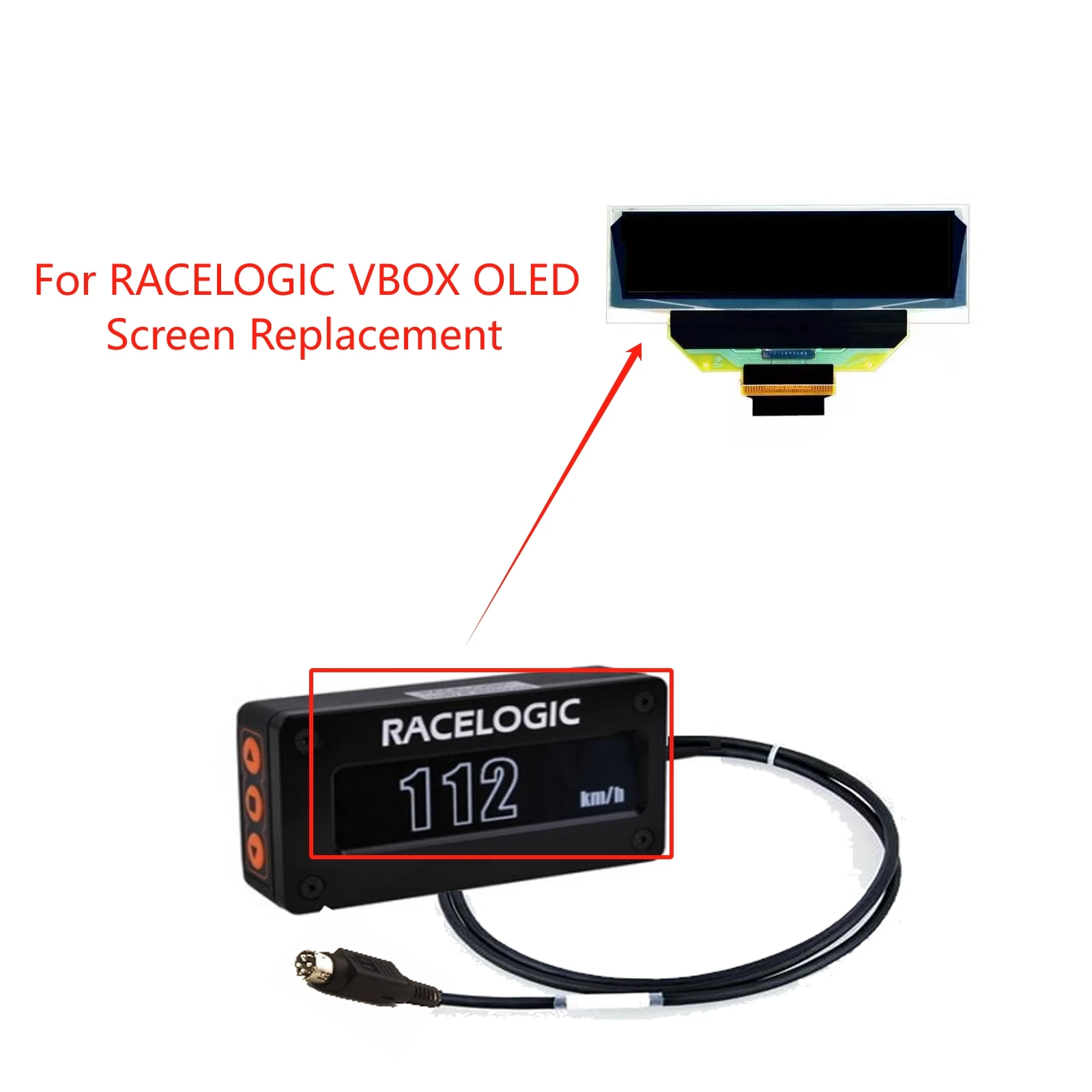 NEUER Original OLED-Bildschirm für RACELOGIC VBOX OLED-Bildschirm-Ersatz Image