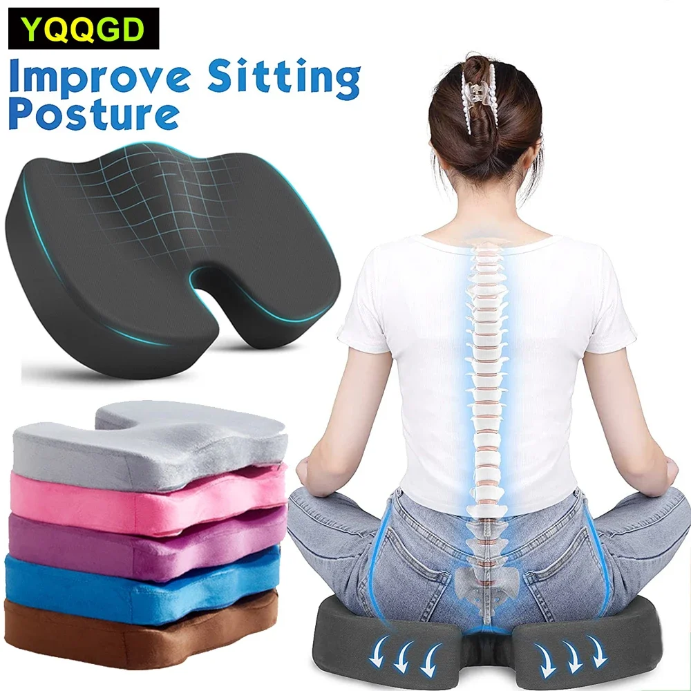 Sitzkissen Bürostuhl Kissen Steißbein Orthopädische Memory Foam U Sitz Massage Stuhl Kissen Pad Auto Massage Kissen