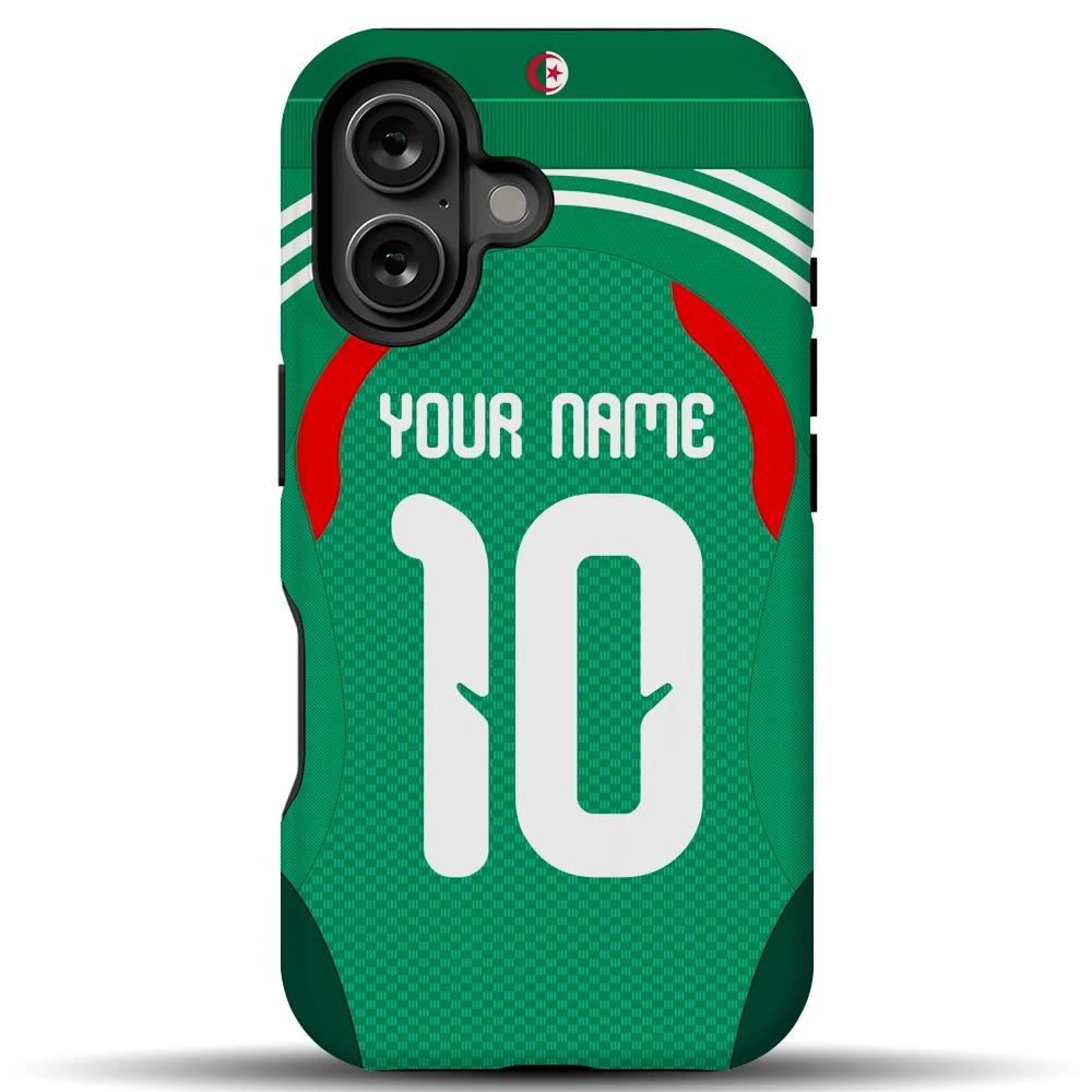 26 Algerien Nationalmannschaft Hülle für iPhone Samsung S21 S22 S23 S24 S25 Plus Ultra FE 17 16 1514 13 12 11 Image
