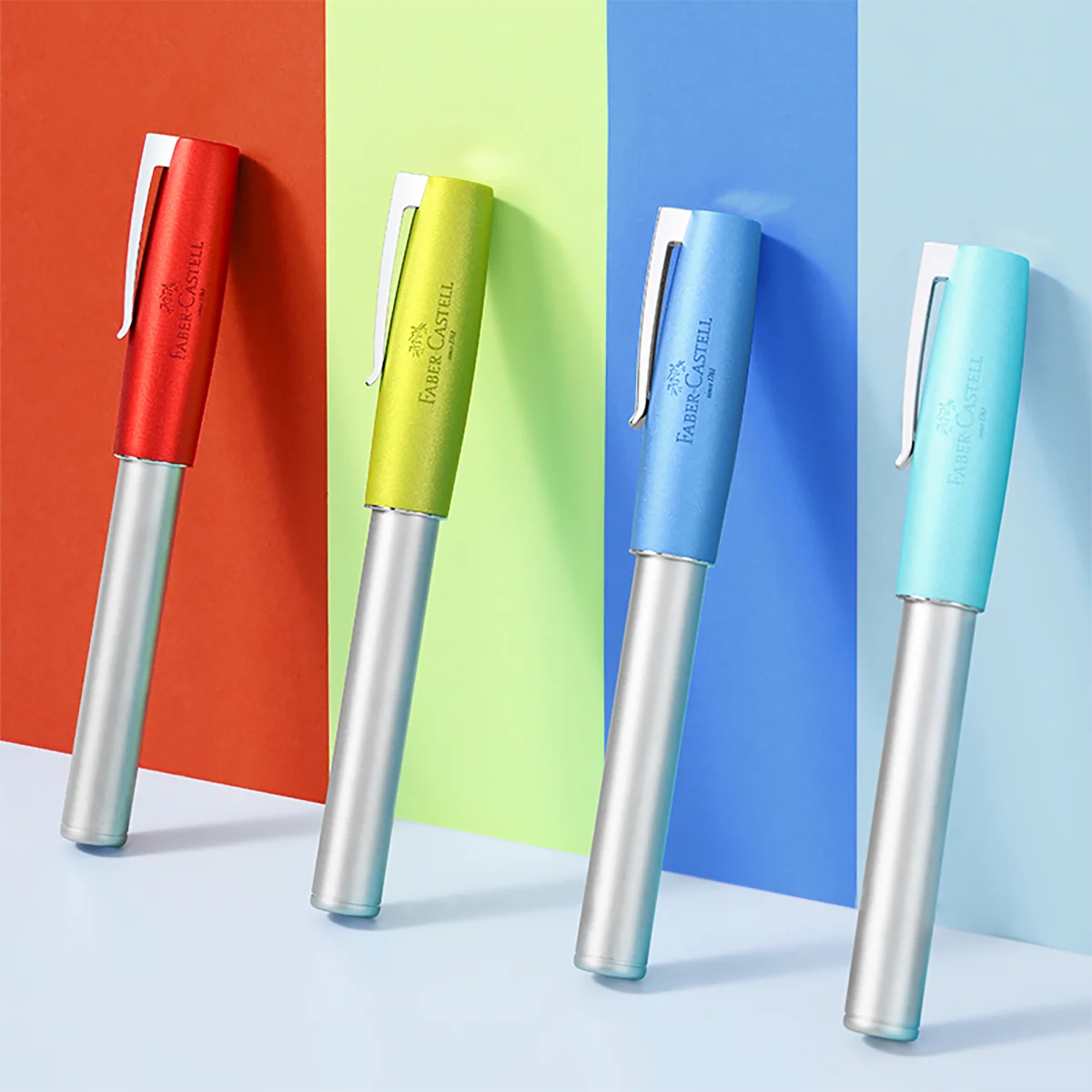 Faber-Castell LOOM Füllfederhalter „Four Seasons CityWalk“ Tinten-Geschenkset – stilvoller Schreibstift für Kalligraphie und Geschenke Image