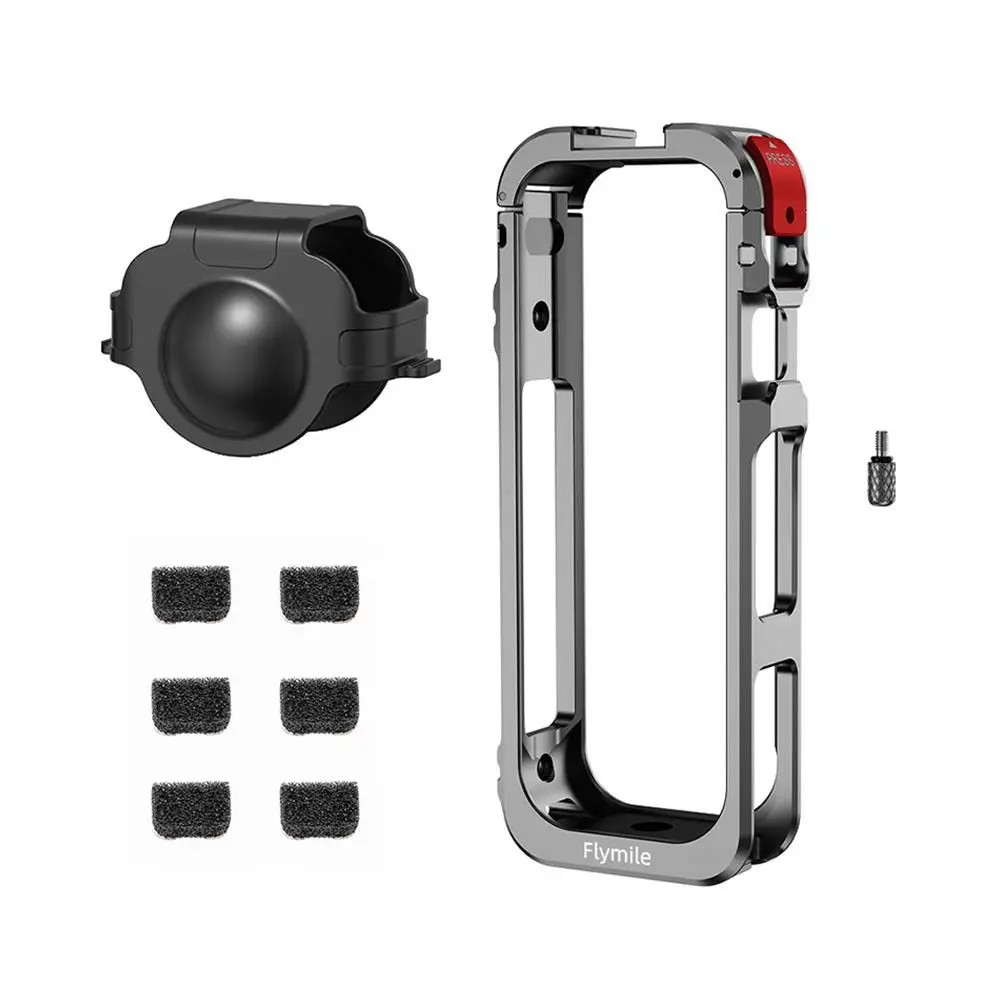 Für Insta360 X5 Metallrahmen, stoßfestes schützendes Kaninchenkäfig-Erweiterungshülle für Insta 360 X5 Zubehör, Metallrahmenhalterung Image