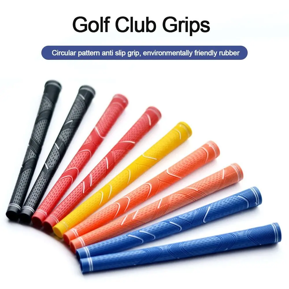 Neue Gummi-Golfschlägergriffe Standard Midsize Verschleißfeste Golfgriffe in Verschiedenen Farben Rutschfester Griff für Kinder und Jugendliche Image