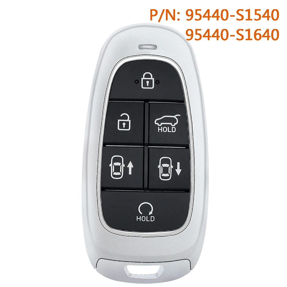 KEYECU 95440-S1540 95440-S1640 Intelligenter Fernbedienungs-Autoschlüssel für Hyundai Santa Fe 2021 2022 2023 2024 433MHz TQ8-FOB-4F44