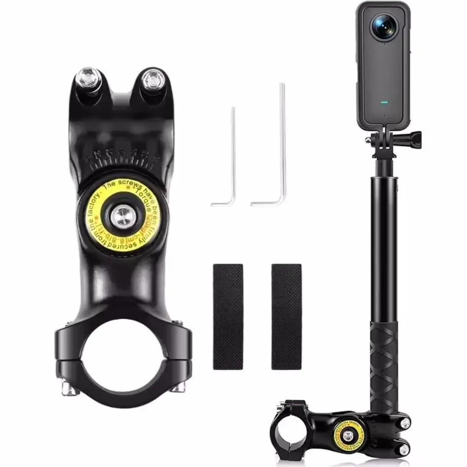 Für Insta360 X3 X4 X5 Motorrad-Fahrradhalterung Unsichtbarer Selfie-Stick für GoPro Hero13 12 11 10 DJI Action-Kameras Zubehör Image
