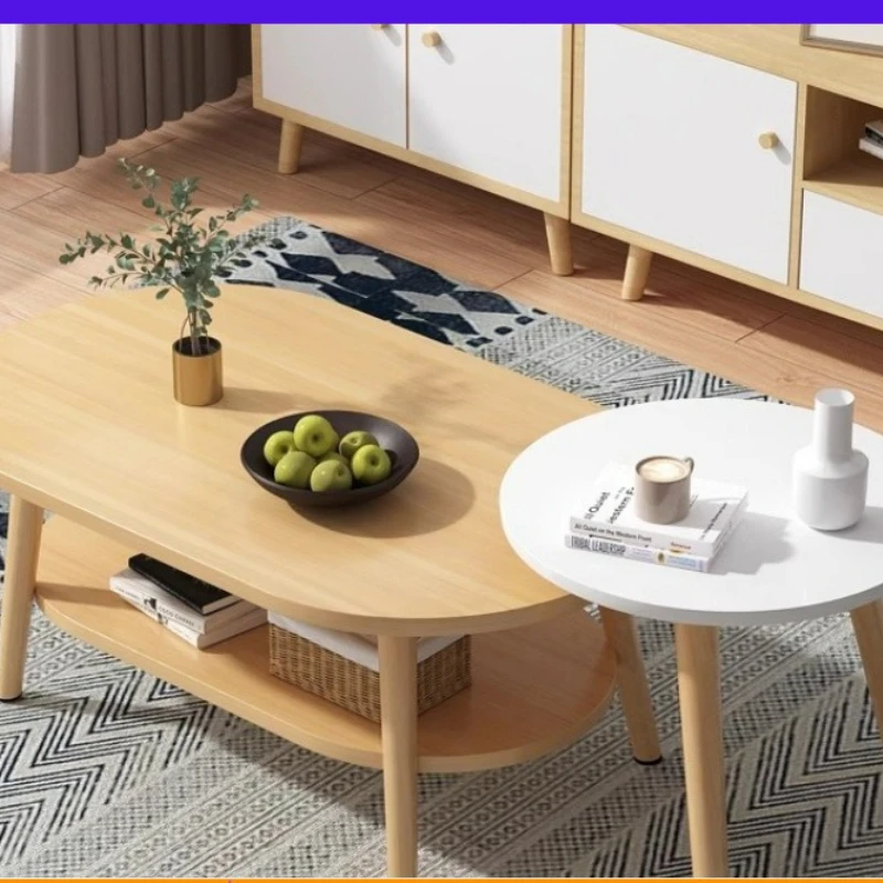 Kleiner Couchtisch Einfach Modern Kreativ Wohnzimmer Mini Runder Tisch Schlafzimmer Heim-Kaffeetisch