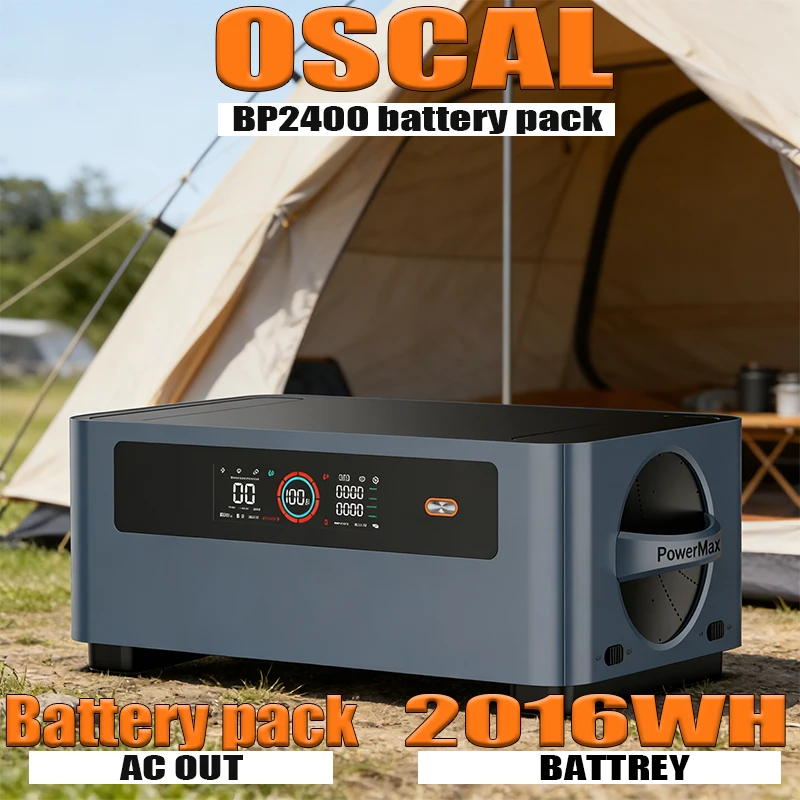 Das neue Original-Oscal BP2400 PRO Akku-Erweiterungspaket ist nur für das tragbare Akku-Erweiterungspaket (PowerMax2400 pro) geeignet Image