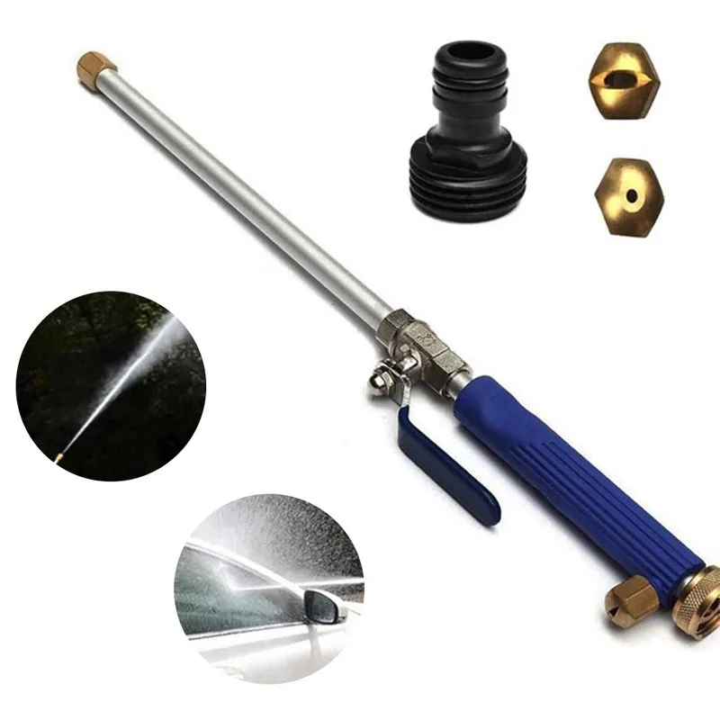 Hochdruckreiniger-Zubehör: Reinigungs- und Waschmaschine mit Wasserstrahl, Schlauch, Stange und Düse
