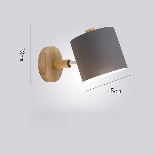 applique da parete lampada da parete per camera da letto nordica, lampada da parete moderna e minimalista, portalampada luci corridoio lampada da corridoio, lampada da comodino creativa per soggiorno
