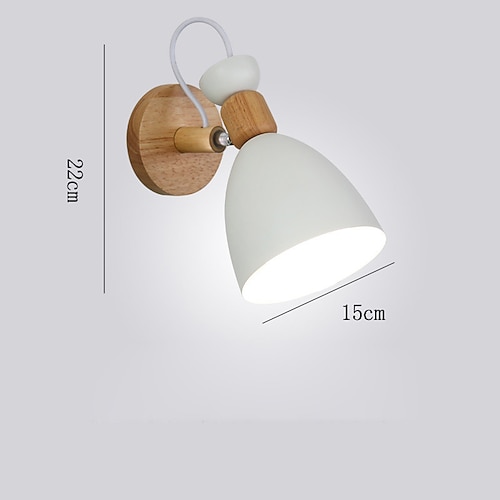 applique da parete lampada da parete per camera da letto nordica, lampada da parete moderna e minimalista, portalampada luci corridoio lampada da corridoio, lampada da comodino creativa per soggiorno