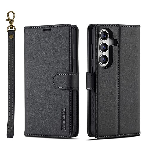 telefono Custodia Per Samsung Galaxy S26 S26 Plus S26 Ultra Custodia ad adsorbimento magnetico Custodia Portafoglio Custodia a Flip con Supporto Magnetico Supporta la Ricarica Wireless Retrò Pelle PU