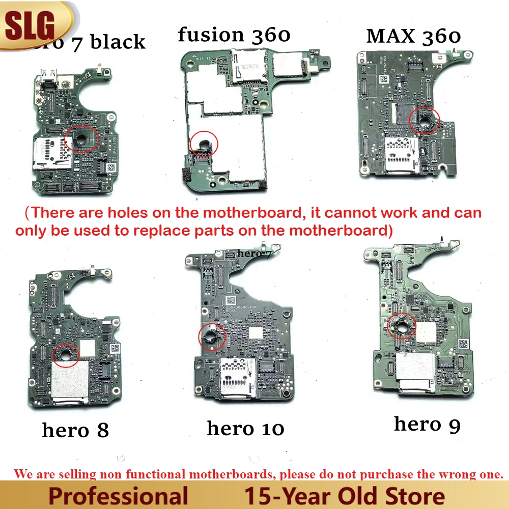 1 Stück nicht funktioniert! Abfall Original Hauptplatine Mainboard Motherboard für Gopro Hero 10 9 8 7 6 5 4 3 Fusion Max Action Kamera Image