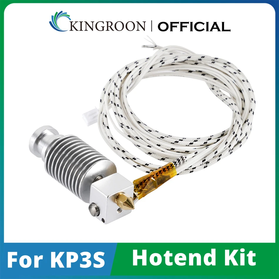 KINGROON KP3S Hotend Kit für Titan Extruder 1,75 mm Filament MK8 0,4 mm Düse Hot End Image