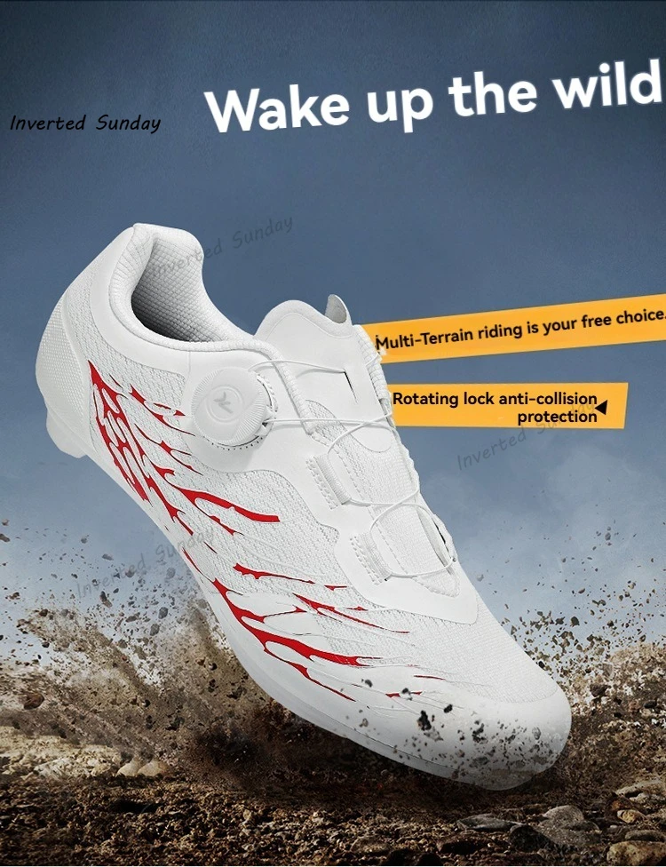 2026 Neue Mountainbike-Schuhe Radsportschuhe MTB Flat-Pedal Fahrrad-Cleats Herrenschuhe Highway Locks Style