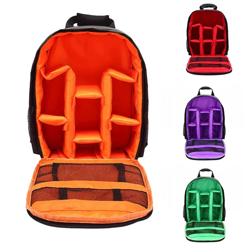 Multifunktionaler Outdoor-Kamerarucksack Video-Digitalkamera-Schultertasche Wasserdichte Kamera-Fototasche für DSLR Sony Nikon Image