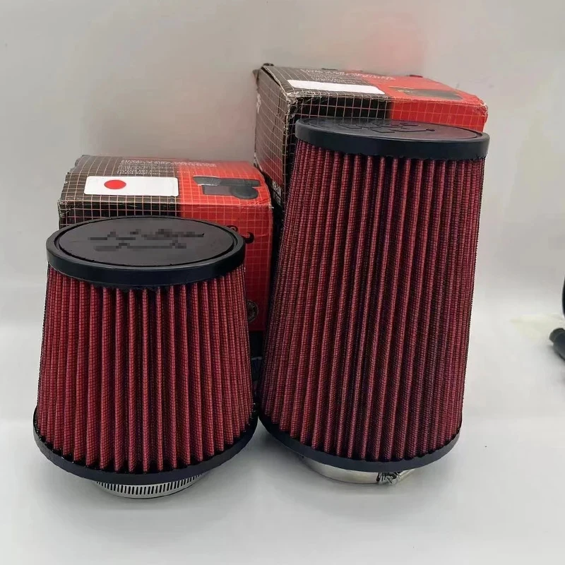 2,5 3 3,5 4 Zoll Auto-Ansaugluftfilter für K&N 14084-2 Universal High Flow Cone 102 89 76 70 63,5 60 mm KN konischer Pilzkopf Image